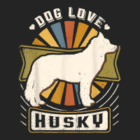 Siberian Husky Vintage Classic Retro Dog Lover T Shirt 3/4 Sleeve Shirt | Artistshot