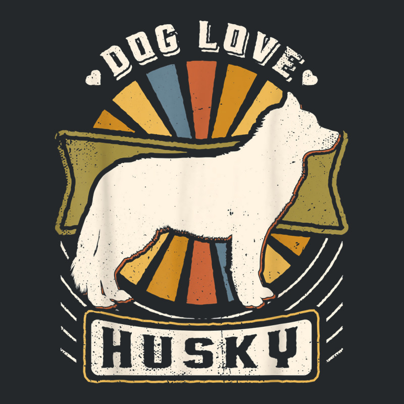 Siberian Husky Vintage Classic Retro Dog Lover T Shirt Crewneck Sweatshirt | Artistshot