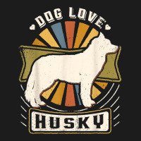 Siberian Husky Vintage Classic Retro Dog Lover T Shirt Hoodie & Jogger Set | Artistshot