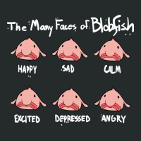 The Many Faces Of Blobfish Women's Triblend Scoop T-shirt | Artistshot