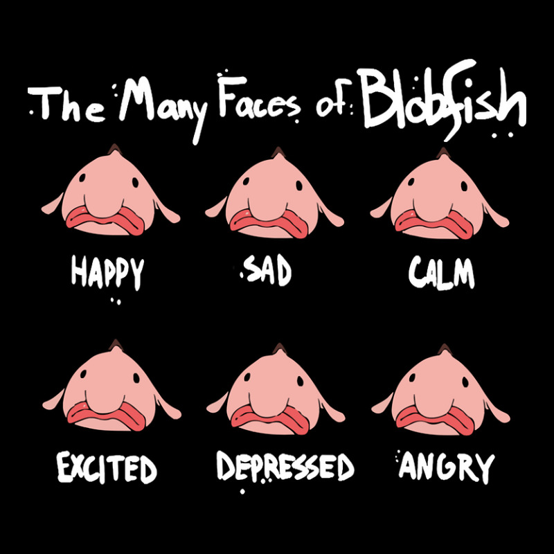 The Many Faces Of Blobfish Women's V-Neck T-Shirt by Min08 | Artistshot