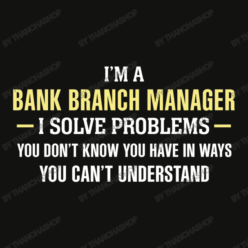 Bank Branch Manager I Solve Problems Funny Gift Scorecard Crop Tee by thanchashop | Artistshot