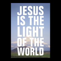 Jesus Is The Light Of The Lord - Christian Quotes Adjustable Cap | Artistshot