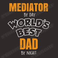 Mediator By Day Worlds Best Dad By Night Fathers Day Gift Racerback Tank | Artistshot