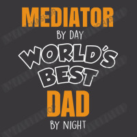 Mediator By Day Worlds Best Dad By Night Fathers Day Gift Ladies Curvy T-shirt | Artistshot