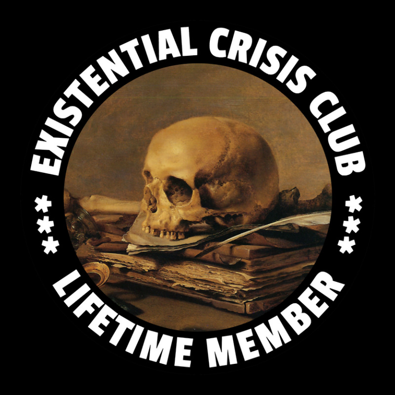 Existential Crisis Club - Lifetime Member - Fun Vanitas Design Pocket T-shirt | Artistshot