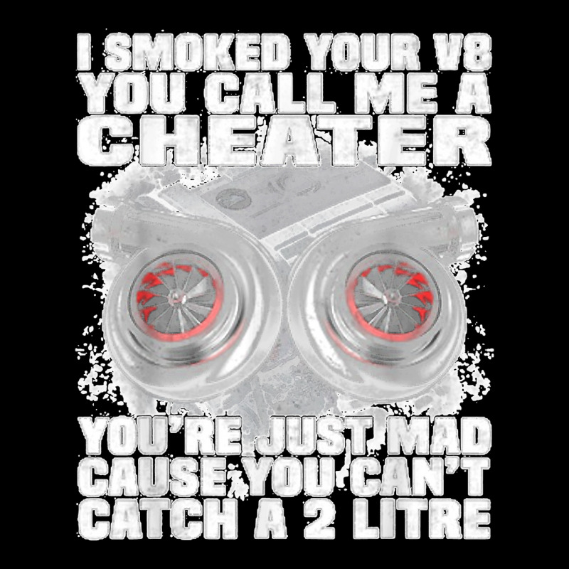 I Smoked Your V8 You Call Me A Cheater You're Just Mad V-Neck Tee by ROBERTCHESTERTAFT | Artistshot