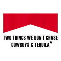 Two Things We Don’t Chase Cowboys & Tequila Cowgirl Rodeo V-neck Tee | Artistshot