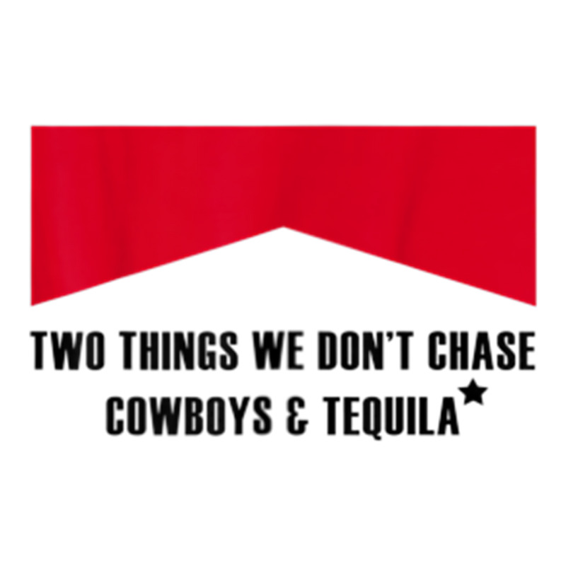 Two Things We Don’t Chase Cowboys & Tequila Cowgirl Rodeo V-neck Tee | Artistshot