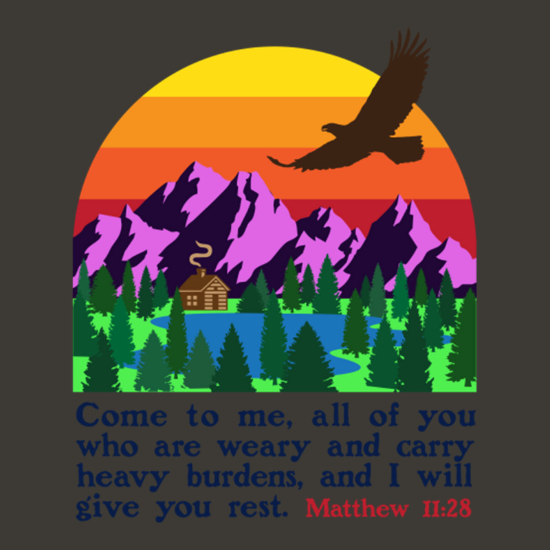 Bible Verse Matthew 1128 Come To Me All Who Are Weary Bucket Hat | Artistshot