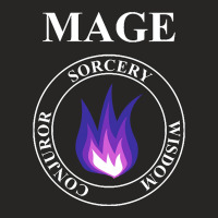 Mage Fantasy Rpg Class Arcane Magic Ladies Fitted T-shirt | Artistshot