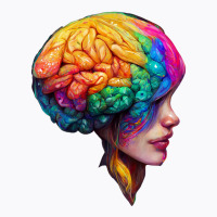 Human With Colourfull Brain T-shirt | Artistshot