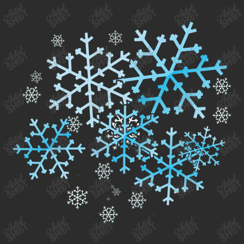 Blue Snowflakes Exclusive T-shirt | Artistshot