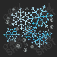 Blue Snowflakes Men's T-shirt Pajama Set | Artistshot