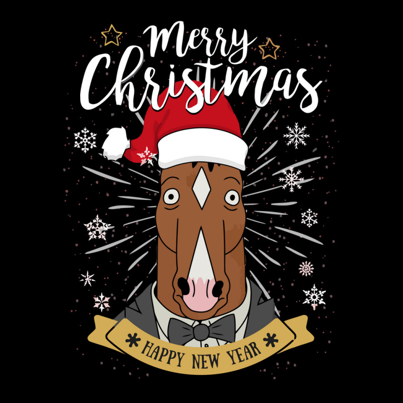 Xmas Horseman Bojack Cropped Hoodie by liqualyfu | Artistshot