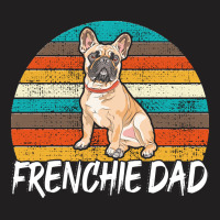 Frenchie Dad Gift T  Shirt Frenchie Dad Cool Retro Vintage French Bull T-shirt | Artistshot