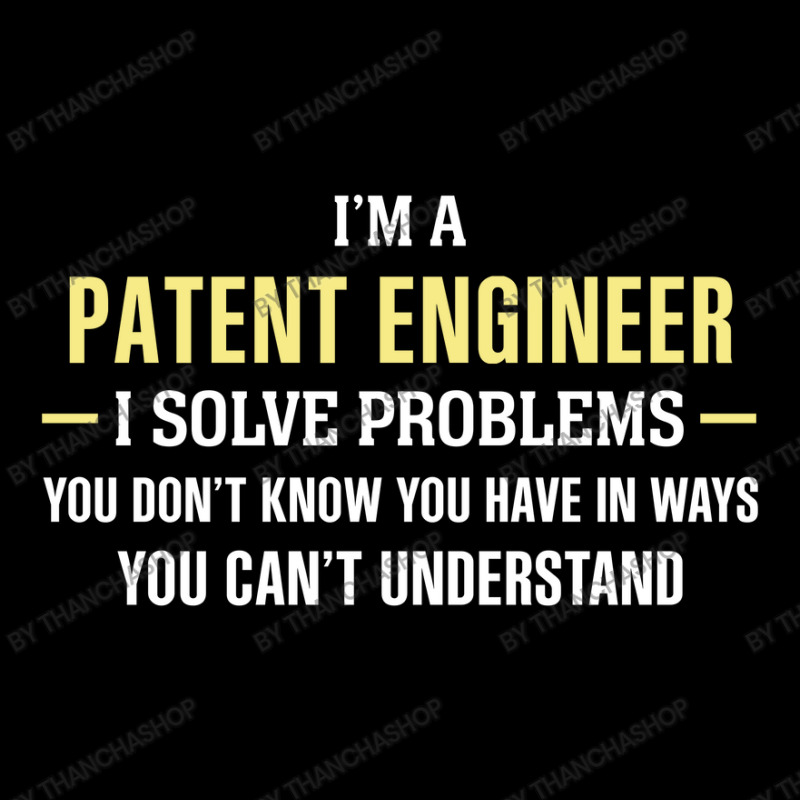 Patent Engineer I Solve Problems Funny Gift Adjustable Cap by thanchashop | Artistshot