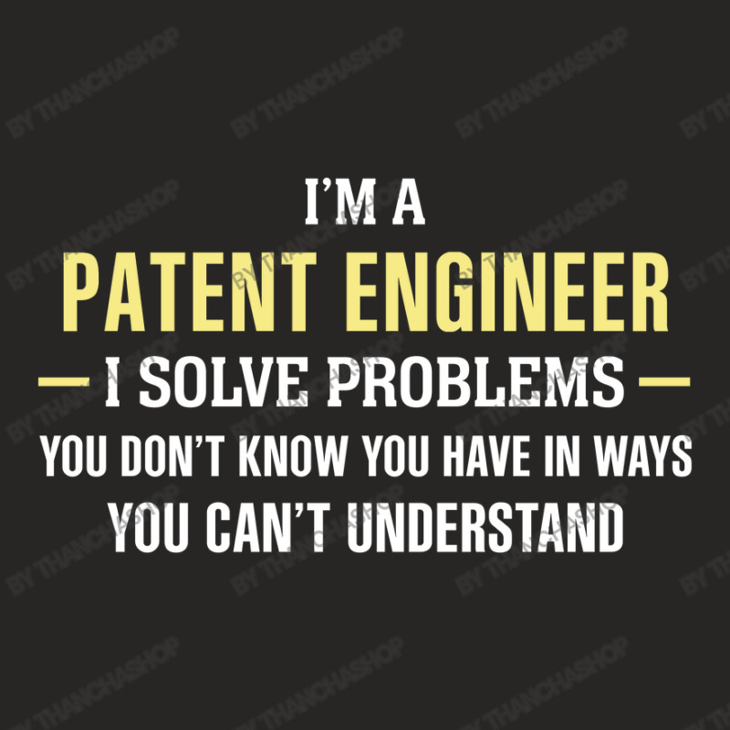 Patent Engineer I Solve Problems Funny Gift Ladies Fitted T-Shirt by thanchashop | Artistshot