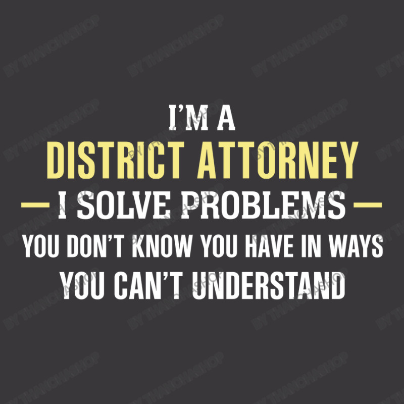 District Attorney I Solve Problems Funny Gift Ladies Curvy T-Shirt by thanchashop | Artistshot