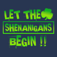 Im Not Short Im Leprechaun Size T  Shirt Let The Shenanigans Begin Fun Men Denim Jacket | Artistshot