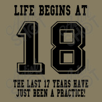 18th Birthday Life Begins At 18 Flannel Shirt | Artistshot