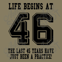 46th Birthday Life Begins At 46 Flannel Shirt | Artistshot