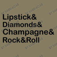 Lipstick Diamond,champagne & Rock & Roll Flannel Shirt | Artistshot