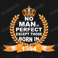 No Man Is Perfect Except Those Born In 1954 Flannel Shirt | Artistshot