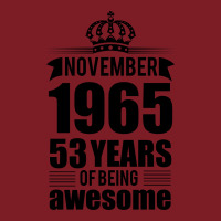 November 1965 53 Years Of Being Awesome Flannel Shirt | Artistshot