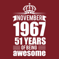 November 1967 51 Years Of Being Awesome Flannel Shirt | Artistshot