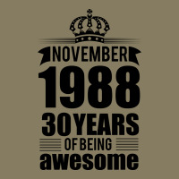 November 1988 30 Years Of Being Awesome Flannel Shirt | Artistshot