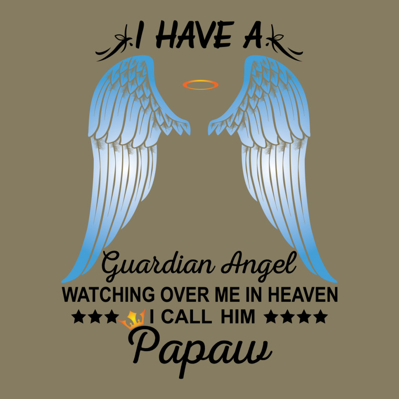 My Papaw Is My Guardian Angel Flannel Shirt | Artistshot