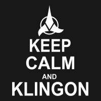 Keep Calm And Klingon Flannel Shirt | Artistshot