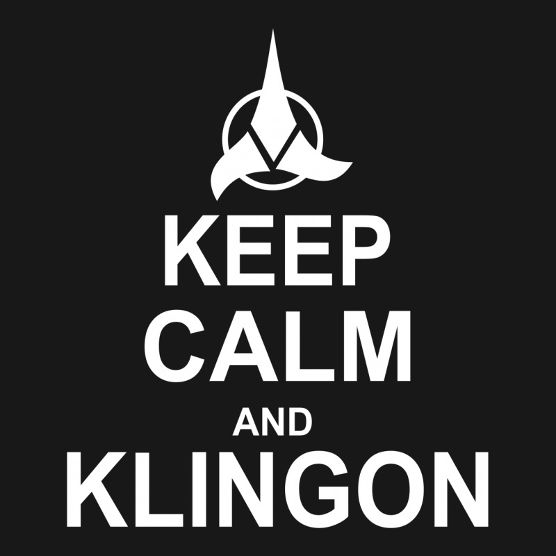 Keep Calm And Klingon Flannel Shirt | Artistshot