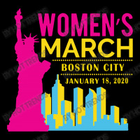 Women's March Boston City, January 18 2020 Zipper Hoodie | Artistshot