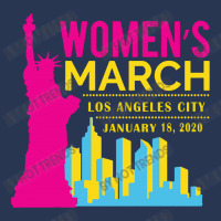 Women's March Los Angeles City, January 18 2020 Men Denim Jacket | Artistshot