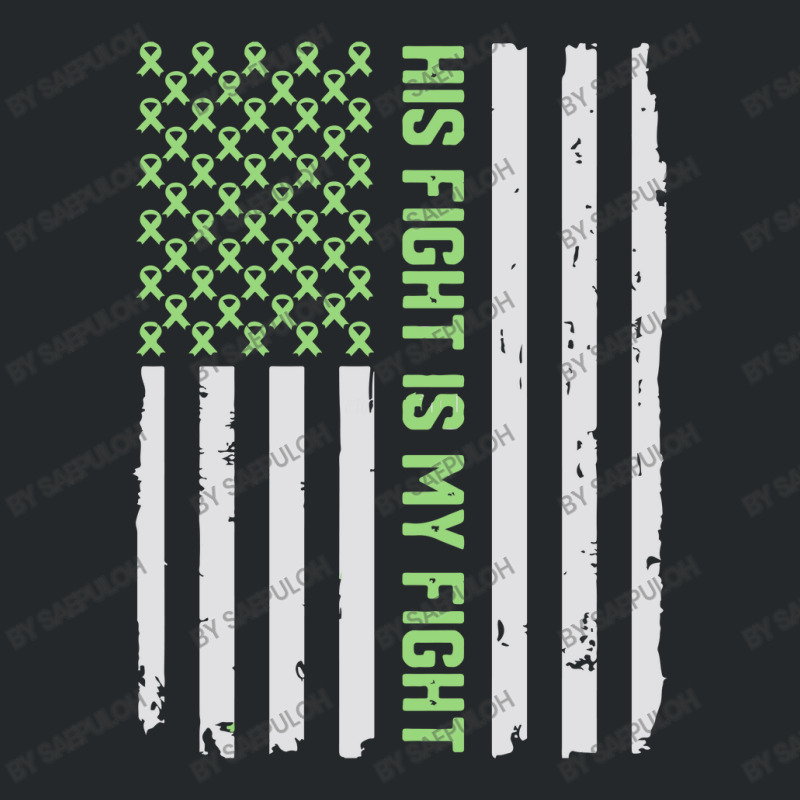 His Fight   American Flag Epilepsy Crewneck Sweatshirt by saepuloh | Artistshot