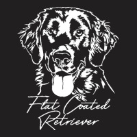 Flat Coated Retriever Dog T  Shirt Flat Coated Retriever Dog Portrait T-shirt | Artistshot