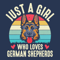 German Shepherd T  Shirt Just A Girl Who Loves German Shepherds T  Shi Men Denim Jacket | Artistshot