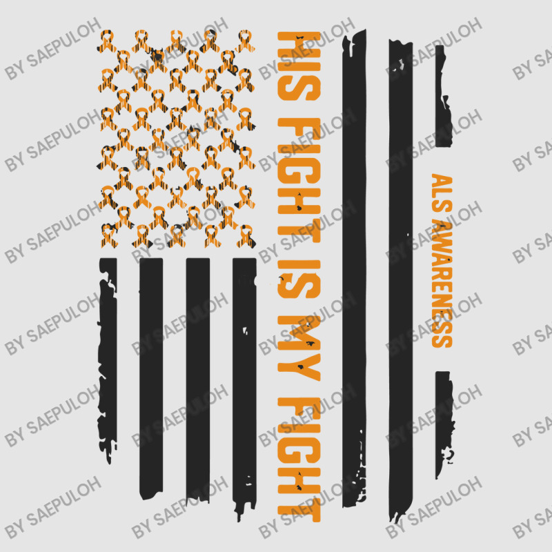 His Fight Is My Fight   Als Awareness American Flag Exclusive T-shirt | Artistshot