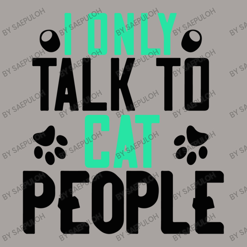 I Only Talk To Cat People Racerback Tank by saepuloh | Artistshot