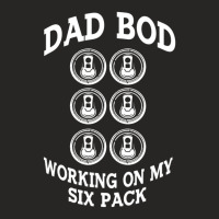 Father Day Dad Bod Working On My Six Pack Beer Tanks For Men Ladies Fitted T-shirt | Artistshot