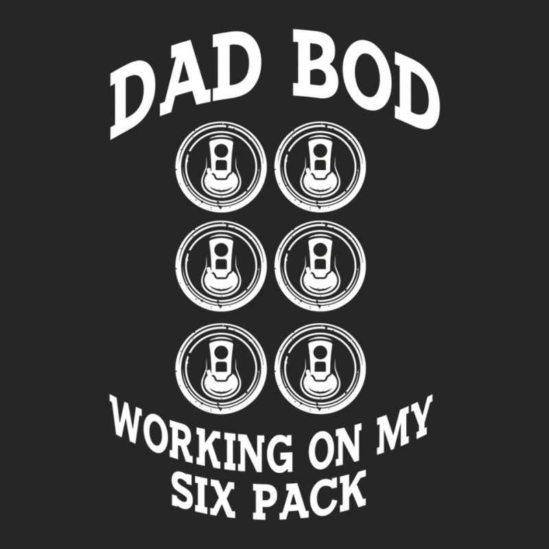 Father Day Dad Bod Working On My Six Pack Beer Tanks For Men Ladies Fitted T-Shirt by jaanoiliessv | Artistshot