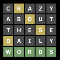 Crazy About These Daily Words (wordle Game) Men's 3/4 Sleeve Pajama Set | Artistshot