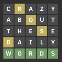 Crazy About These Daily Words (wordle Game) Champion Hoodie | Artistshot