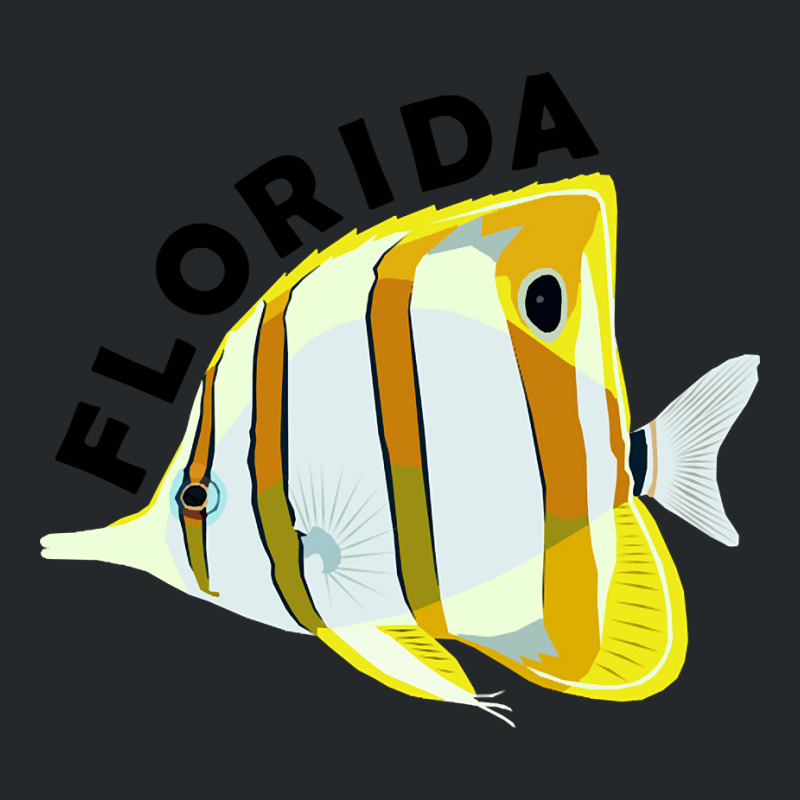 Florida Butterfly Fish, Tropical Coral Marine Animal Crewneck Sweatshirt | Artistshot