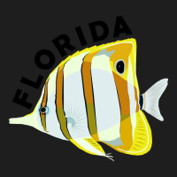 Florida Butterfly Fish, Tropical Coral Marine Animal Classic T-shirt | Artistshot