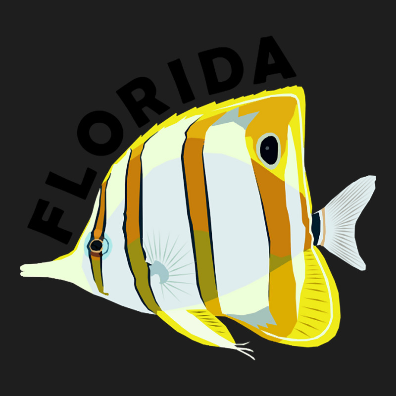 Florida Butterfly Fish, Tropical Coral Marine Animal Classic T-shirt | Artistshot