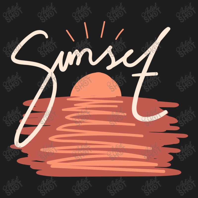 Sunset Classic T-shirt by Words Art | Artistshot