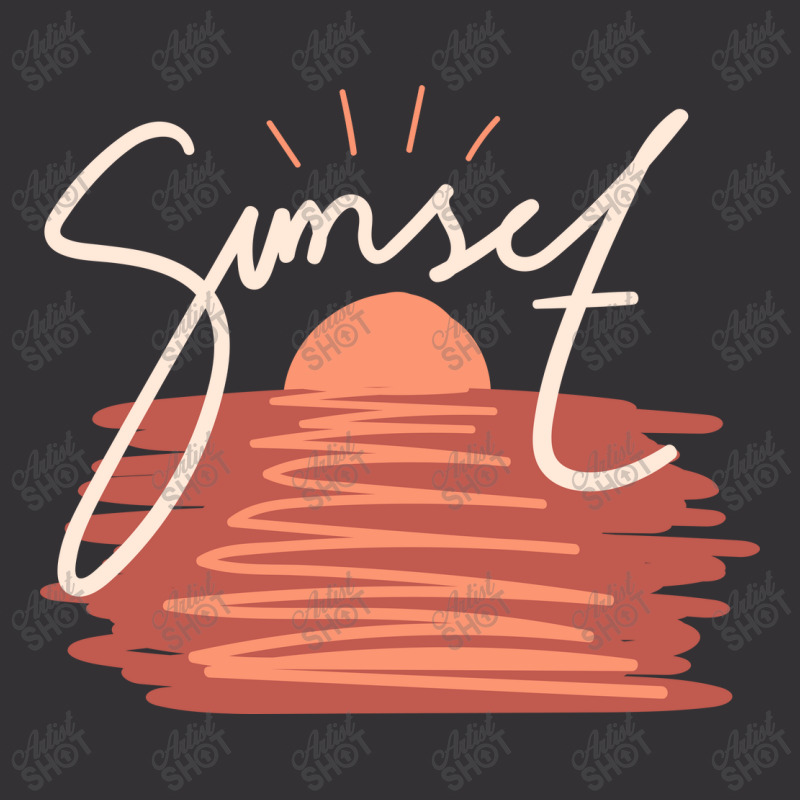 Sunset Vintage Short by Words Art | Artistshot